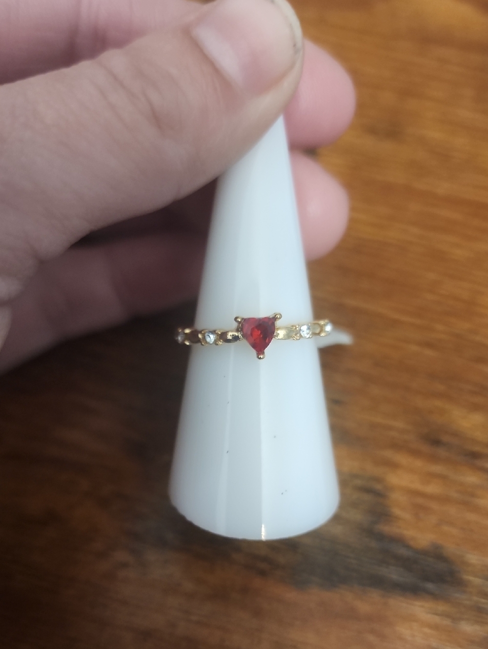 1pc Women's Elegant Square Cubic Zirconia Ring. Suitable For Wedding, Engagement